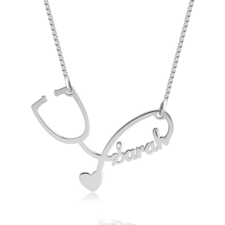 Stethoscope Personalized Necklace